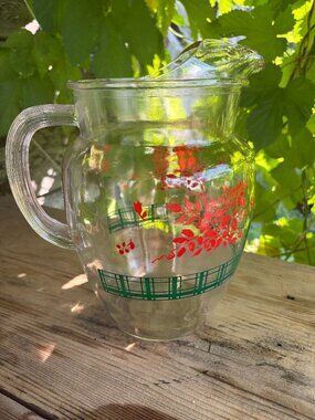 Vintage Federal Glass Pitcher
